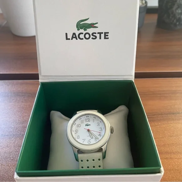 HOST PICK⭐️Authentic Lacoste leather band watch 🤍 - Picture 6 of 6